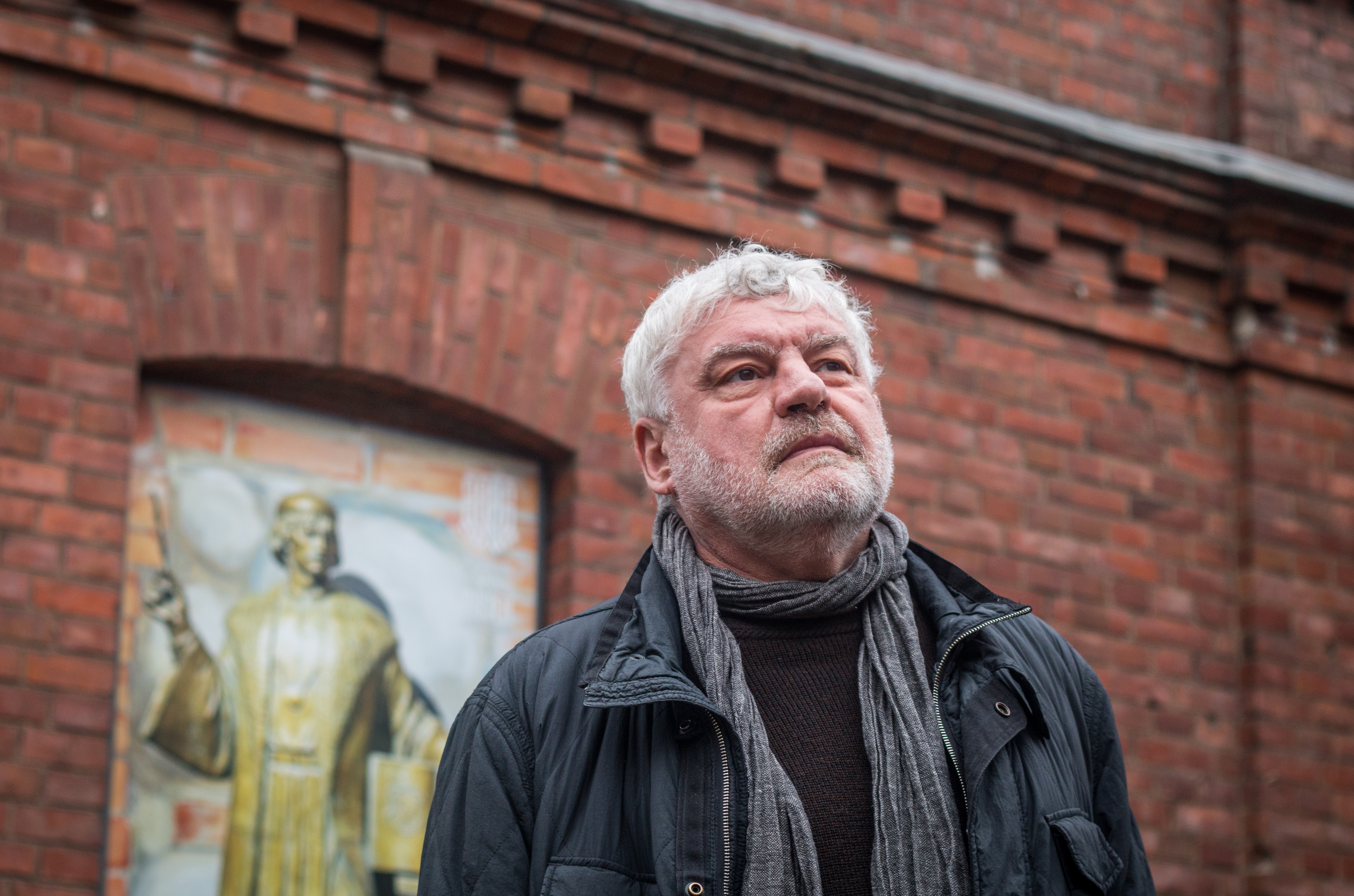 У двары Нацыянальнага гістарычнага музея. Менск. 2017 г. Фота Ліліі Хоміч